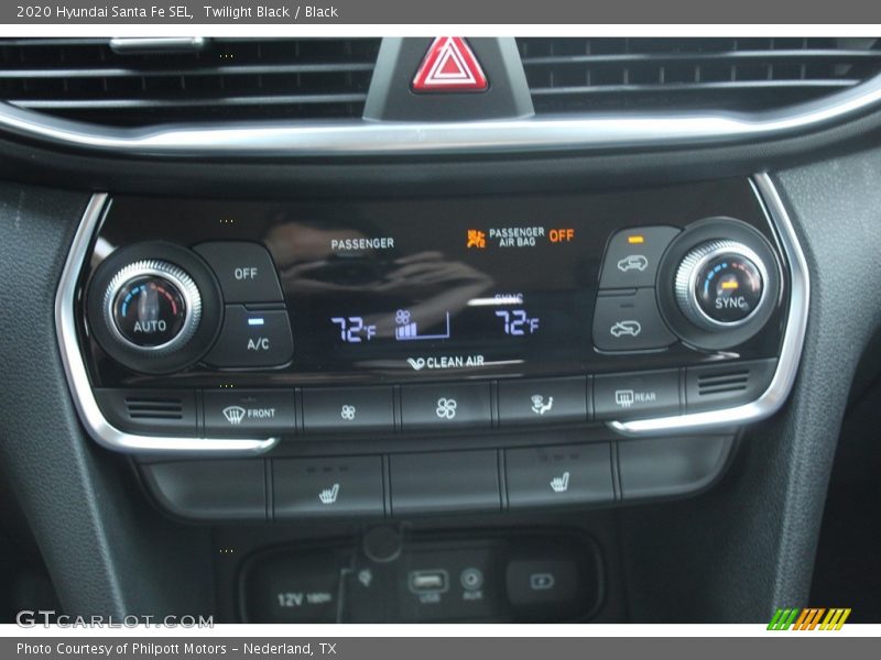 Twilight Black / Black 2020 Hyundai Santa Fe SEL