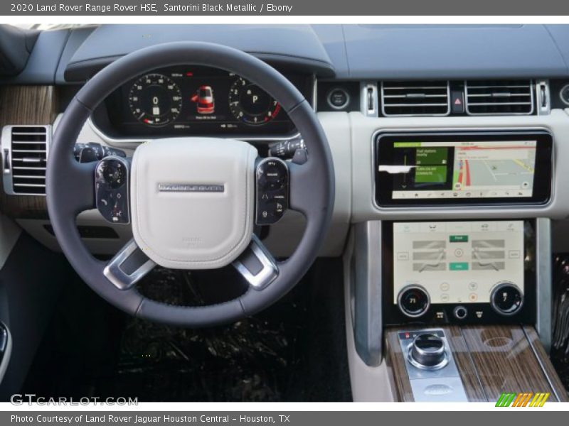 Controls of 2020 Range Rover HSE