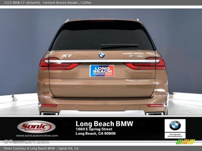 Vermont Bronze Metallic / Coffee 2020 BMW X7 xDrive40i