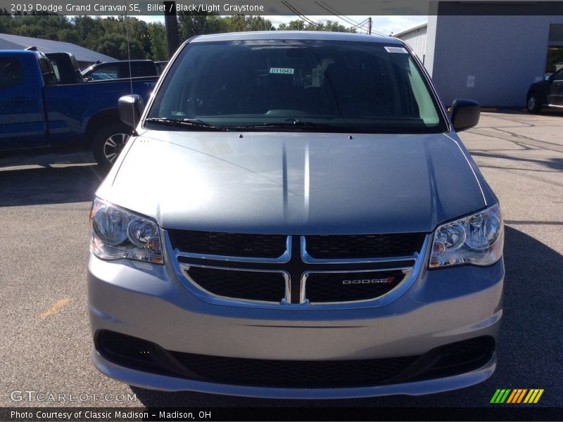 Billet / Black/Light Graystone 2019 Dodge Grand Caravan SE