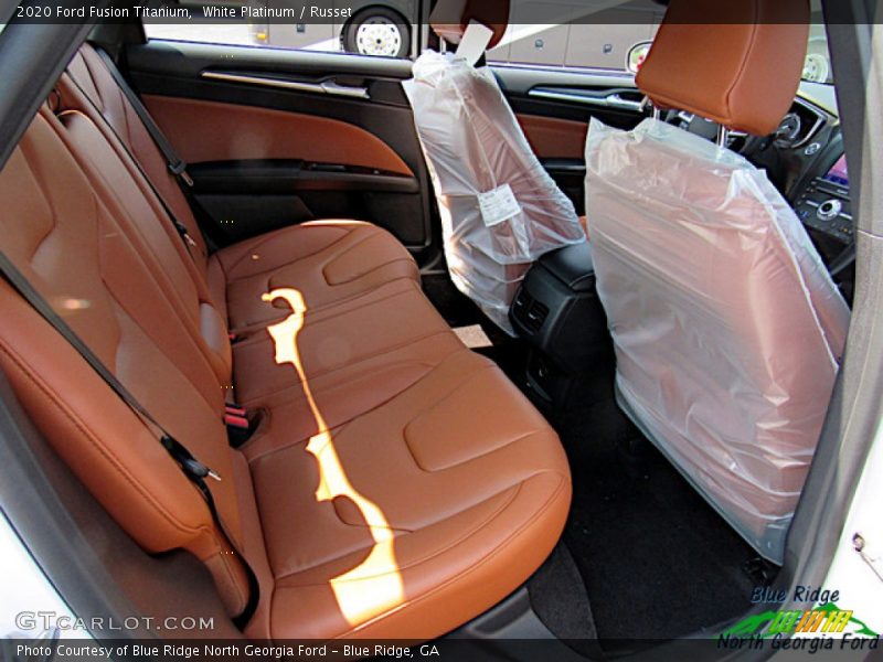 White Platinum / Russet 2020 Ford Fusion Titanium