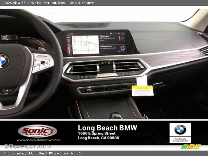 Vermont Bronze Metallic / Coffee 2020 BMW X7 xDrive40i
