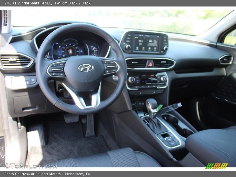 Twilight Black / Black 2020 Hyundai Santa Fe SEL