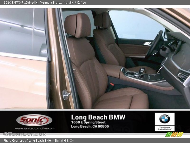 Vermont Bronze Metallic / Coffee 2020 BMW X7 xDrive40i