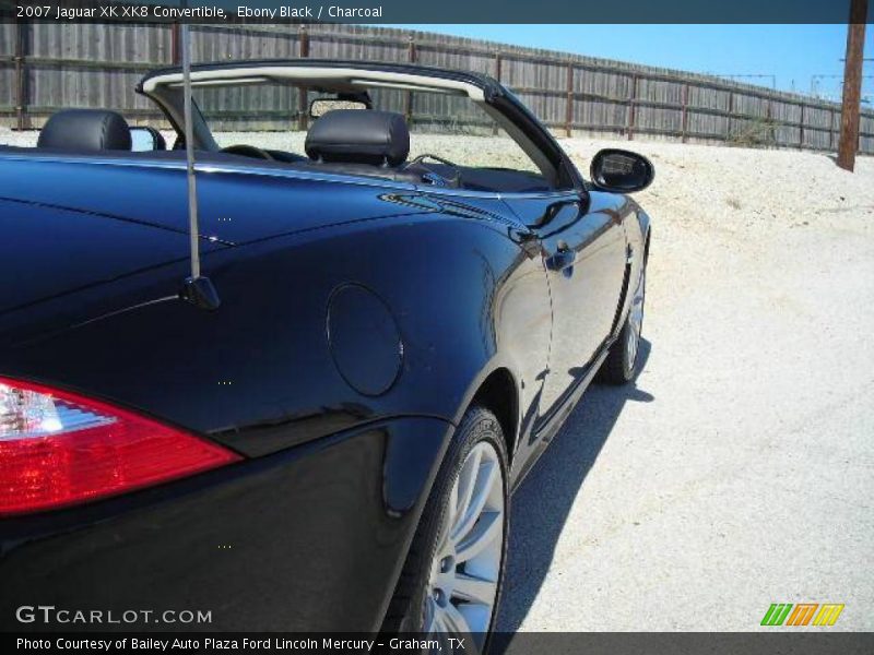 Ebony Black / Charcoal 2007 Jaguar XK XK8 Convertible