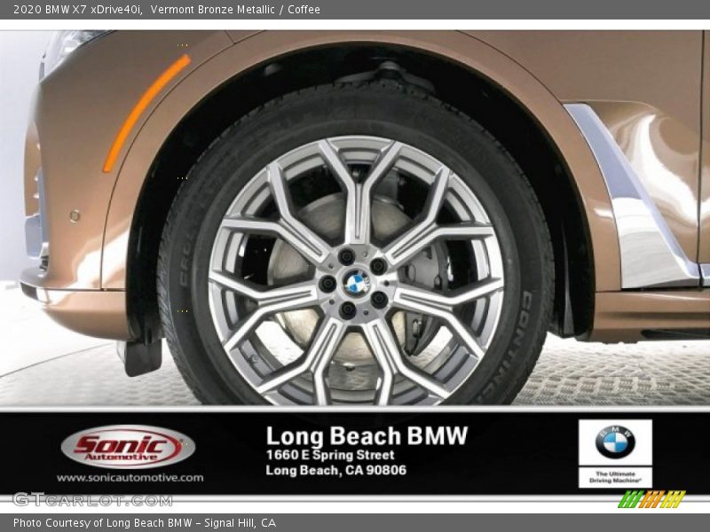 Vermont Bronze Metallic / Coffee 2020 BMW X7 xDrive40i