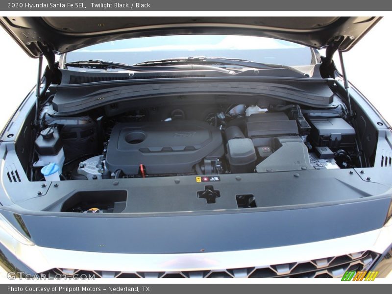 Twilight Black / Black 2020 Hyundai Santa Fe SEL