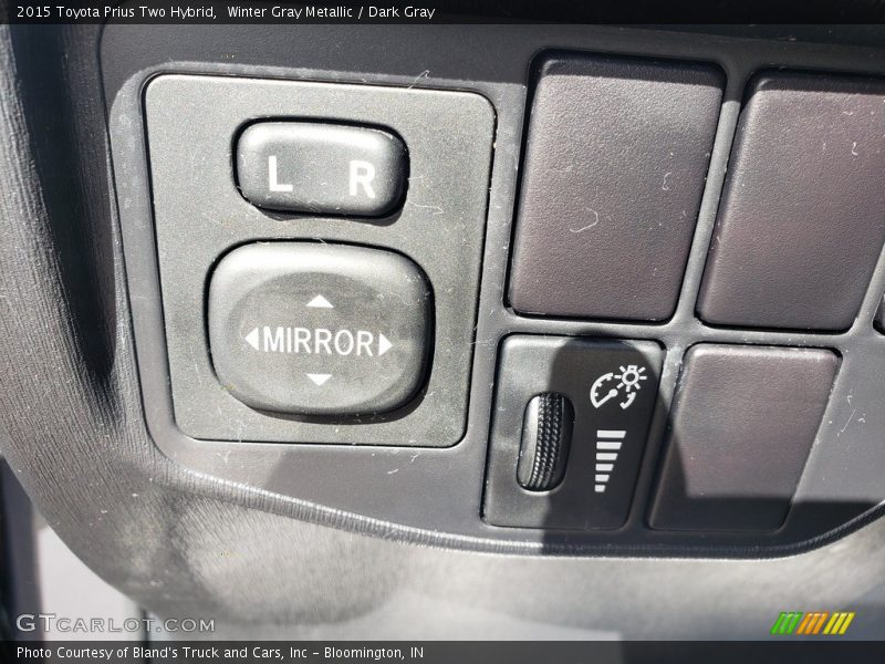 Winter Gray Metallic / Dark Gray 2015 Toyota Prius Two Hybrid