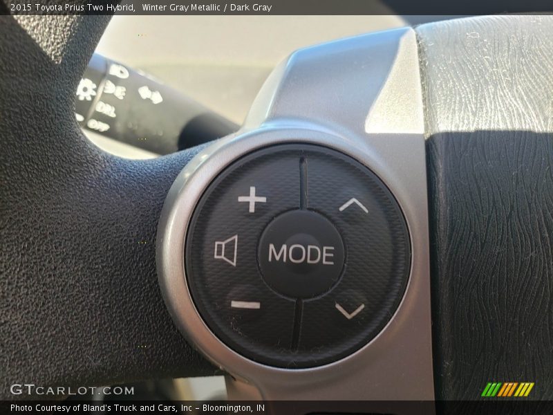 Winter Gray Metallic / Dark Gray 2015 Toyota Prius Two Hybrid