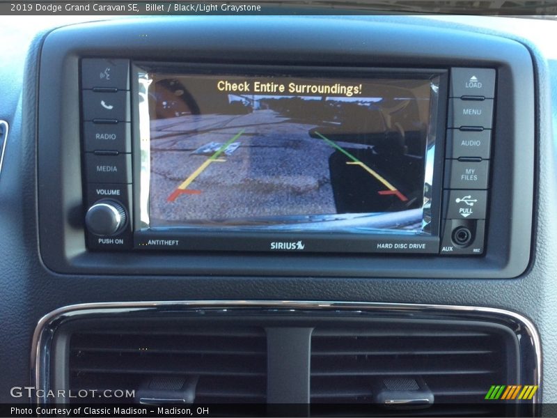 Billet / Black/Light Graystone 2019 Dodge Grand Caravan SE