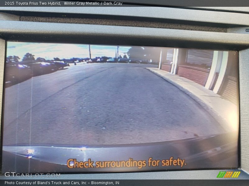 Winter Gray Metallic / Dark Gray 2015 Toyota Prius Two Hybrid