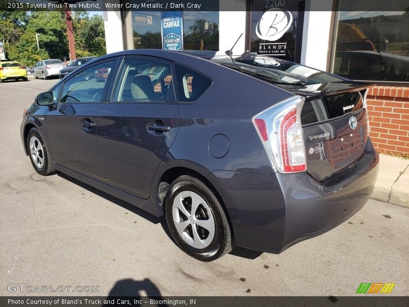 Winter Gray Metallic / Dark Gray 2015 Toyota Prius Two Hybrid