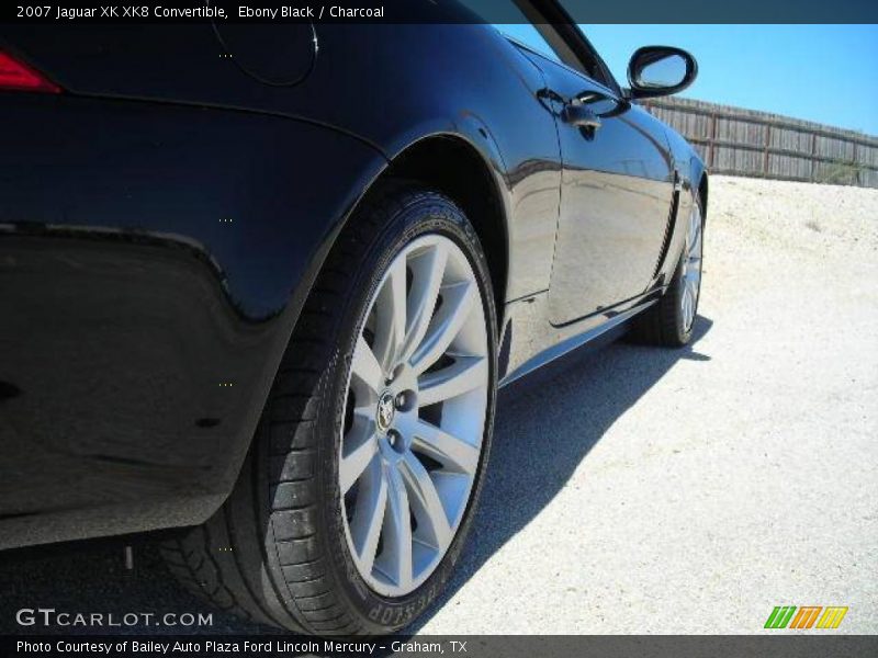 Ebony Black / Charcoal 2007 Jaguar XK XK8 Convertible