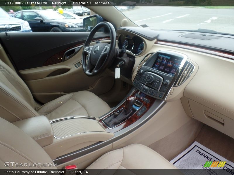 Midnight Blue Metallic / Cashmere 2012 Buick LaCrosse FWD