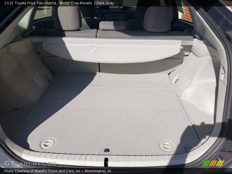 Winter Gray Metallic / Dark Gray 2015 Toyota Prius Two Hybrid