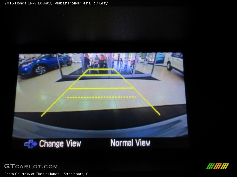 Alabaster Silver Metallic / Gray 2016 Honda CR-V LX AWD