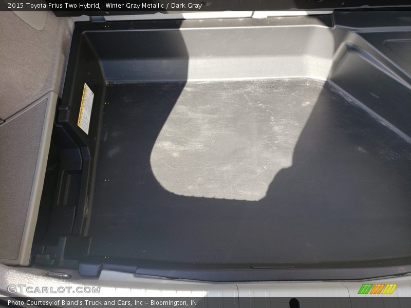 Winter Gray Metallic / Dark Gray 2015 Toyota Prius Two Hybrid