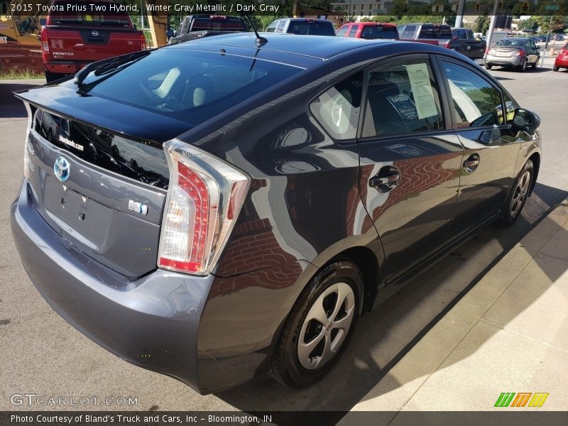 Winter Gray Metallic / Dark Gray 2015 Toyota Prius Two Hybrid