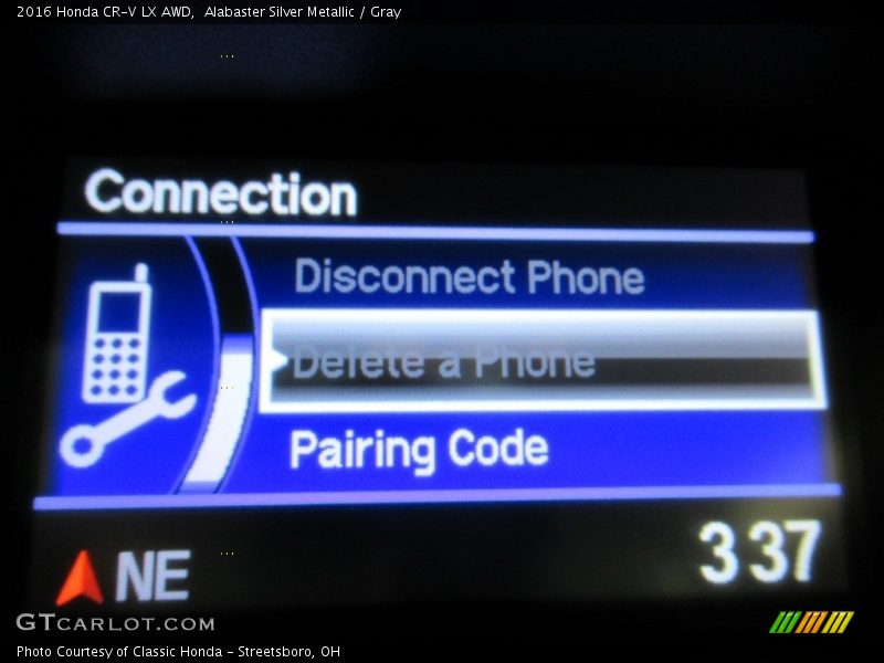 Alabaster Silver Metallic / Gray 2016 Honda CR-V LX AWD