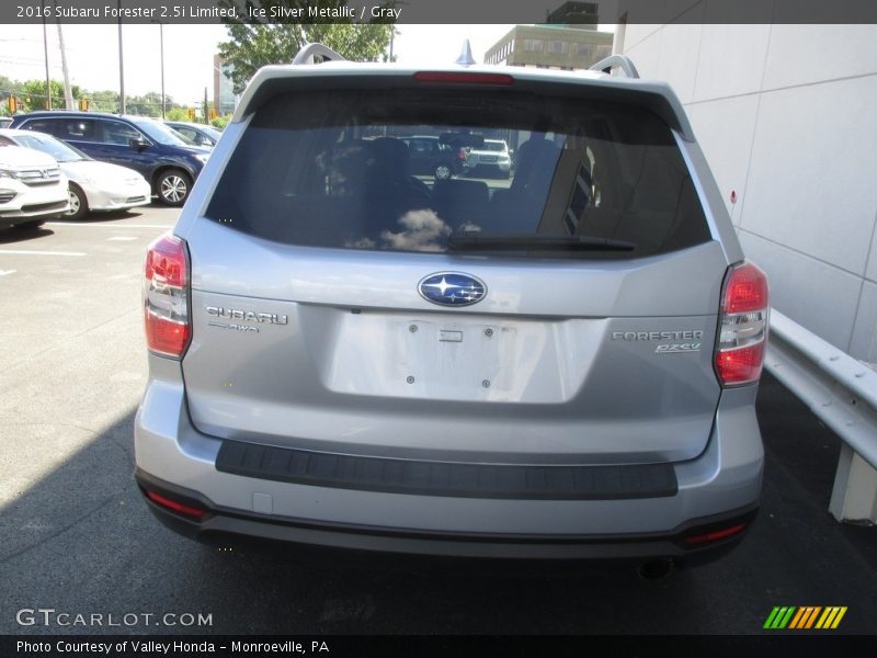 Ice Silver Metallic / Gray 2016 Subaru Forester 2.5i Limited