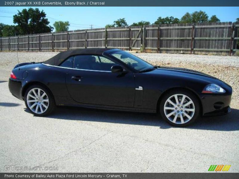 Ebony Black / Charcoal 2007 Jaguar XK XK8 Convertible