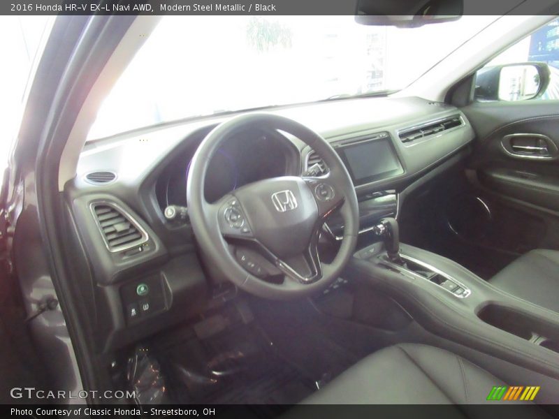 Modern Steel Metallic / Black 2016 Honda HR-V EX-L Navi AWD