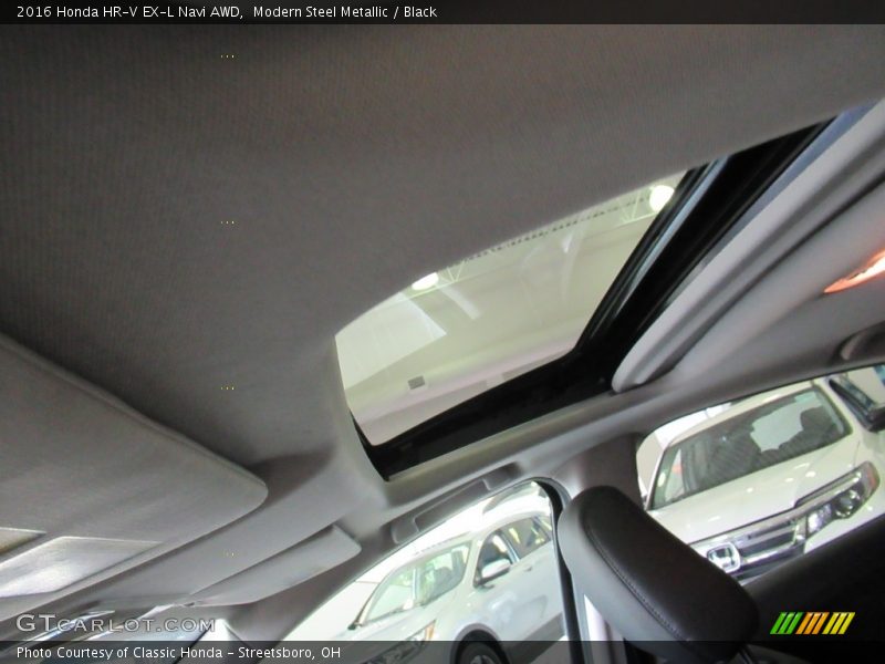 Modern Steel Metallic / Black 2016 Honda HR-V EX-L Navi AWD