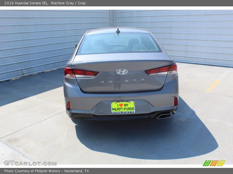Machine Gray / Gray 2019 Hyundai Sonata SEL