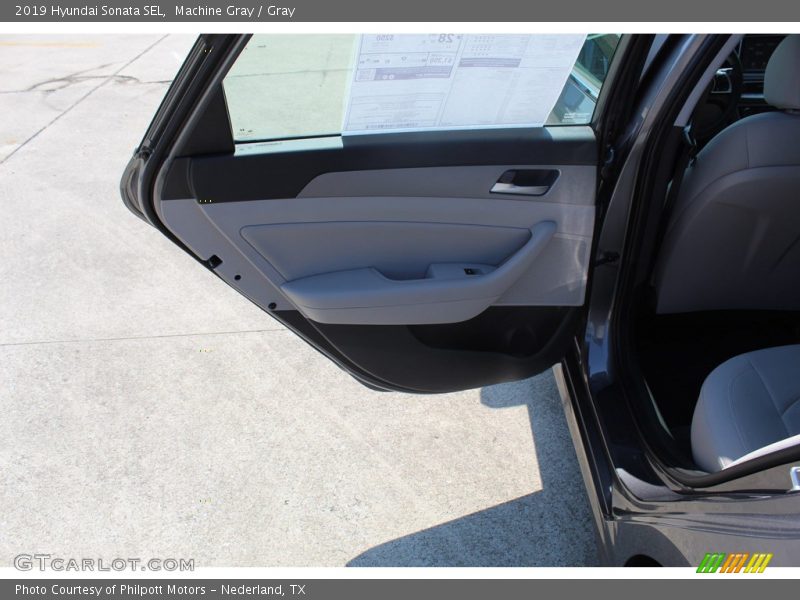 Machine Gray / Gray 2019 Hyundai Sonata SEL