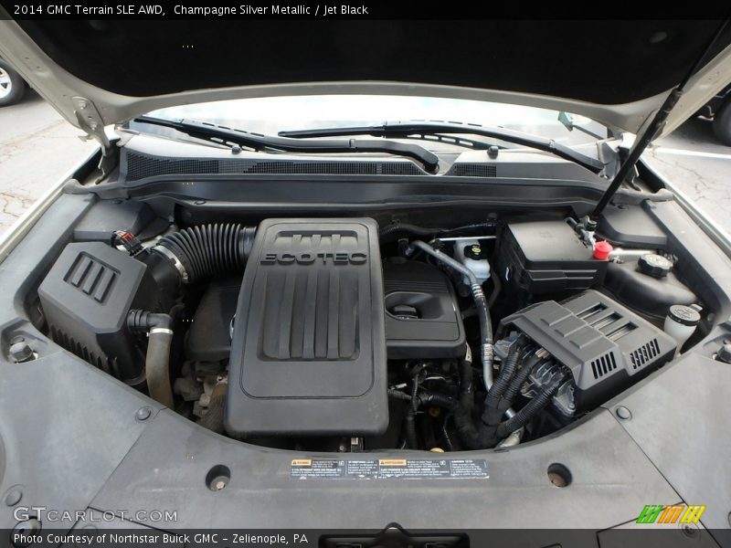 Champagne Silver Metallic / Jet Black 2014 GMC Terrain SLE AWD