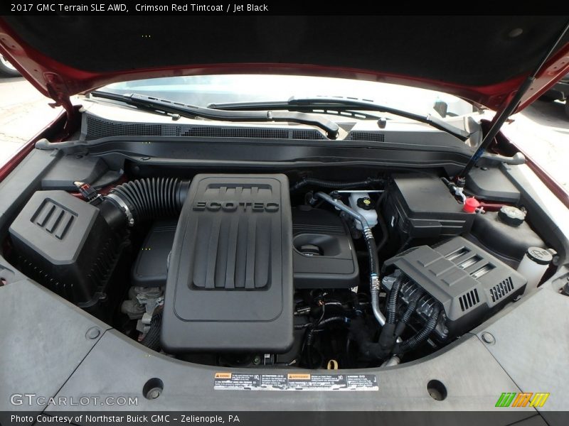 Crimson Red Tintcoat / Jet Black 2017 GMC Terrain SLE AWD