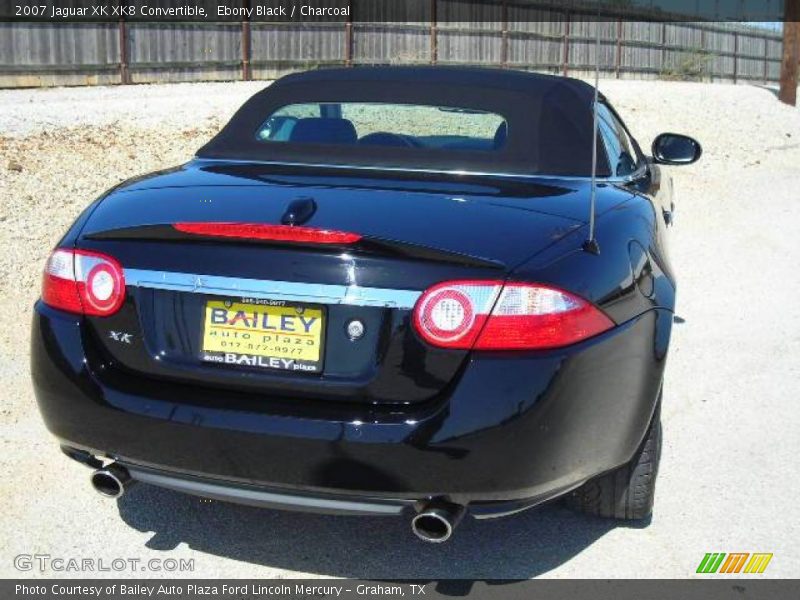 Ebony Black / Charcoal 2007 Jaguar XK XK8 Convertible