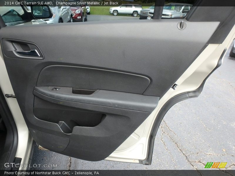 Champagne Silver Metallic / Jet Black 2014 GMC Terrain SLE AWD