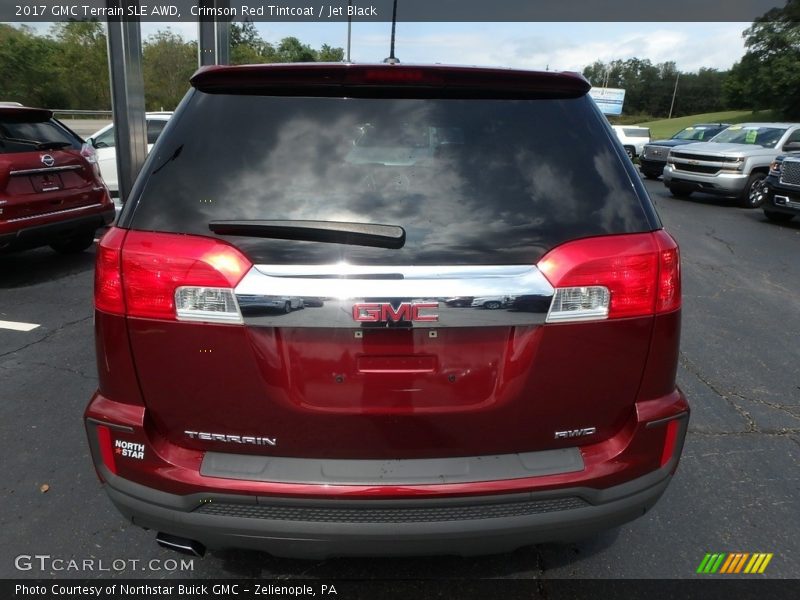 Crimson Red Tintcoat / Jet Black 2017 GMC Terrain SLE AWD