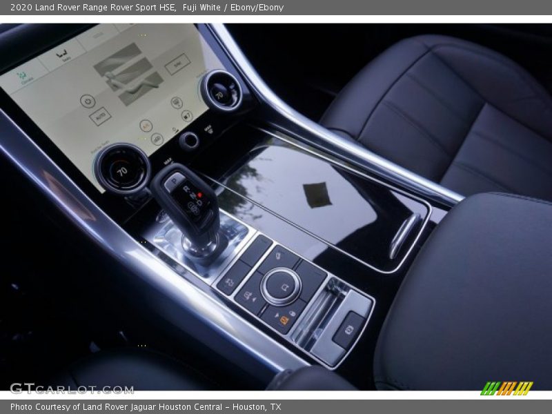 Controls of 2020 Range Rover Sport HSE