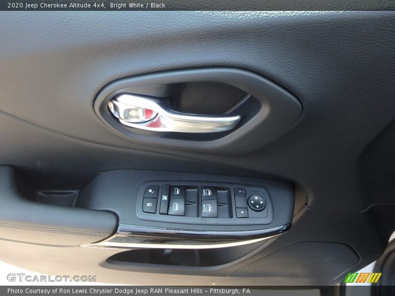 Bright White / Black 2020 Jeep Cherokee Altitude 4x4