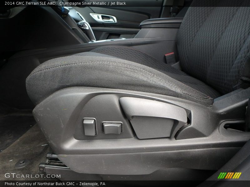 Champagne Silver Metallic / Jet Black 2014 GMC Terrain SLE AWD
