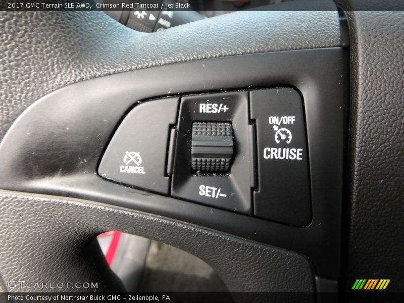 Crimson Red Tintcoat / Jet Black 2017 GMC Terrain SLE AWD
