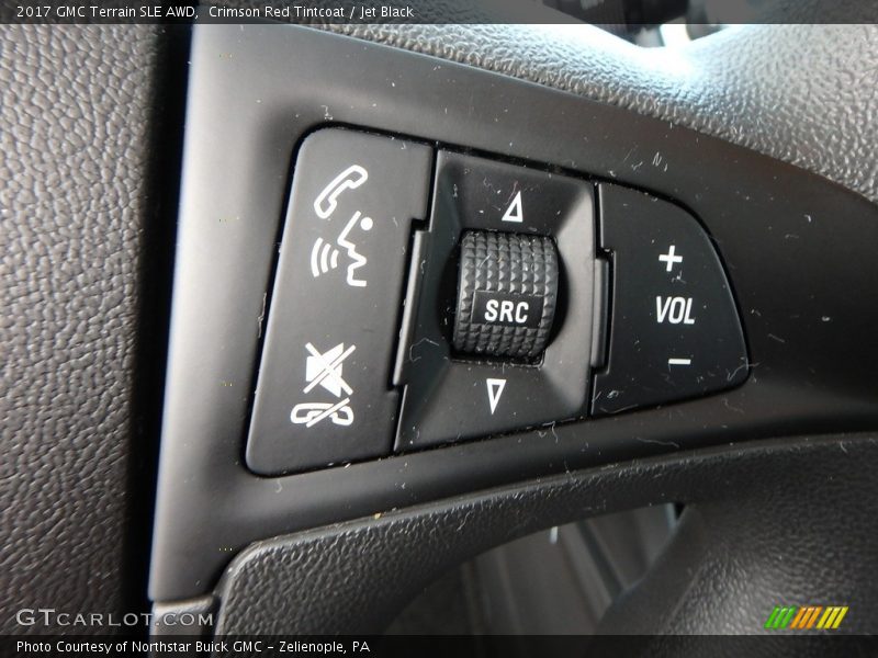 Crimson Red Tintcoat / Jet Black 2017 GMC Terrain SLE AWD