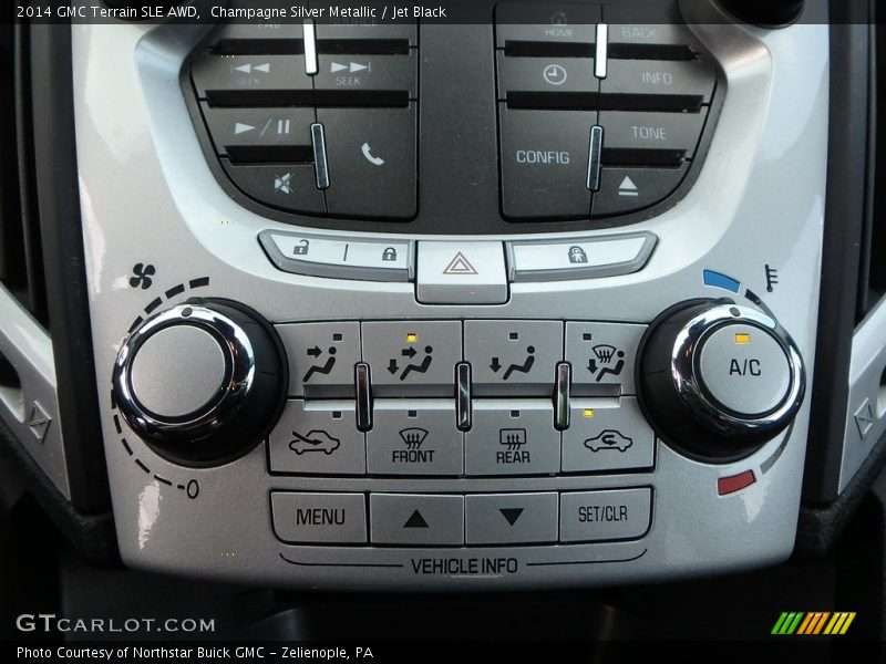Champagne Silver Metallic / Jet Black 2014 GMC Terrain SLE AWD