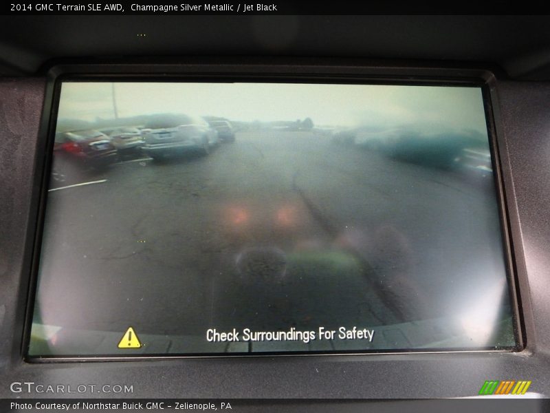 Champagne Silver Metallic / Jet Black 2014 GMC Terrain SLE AWD