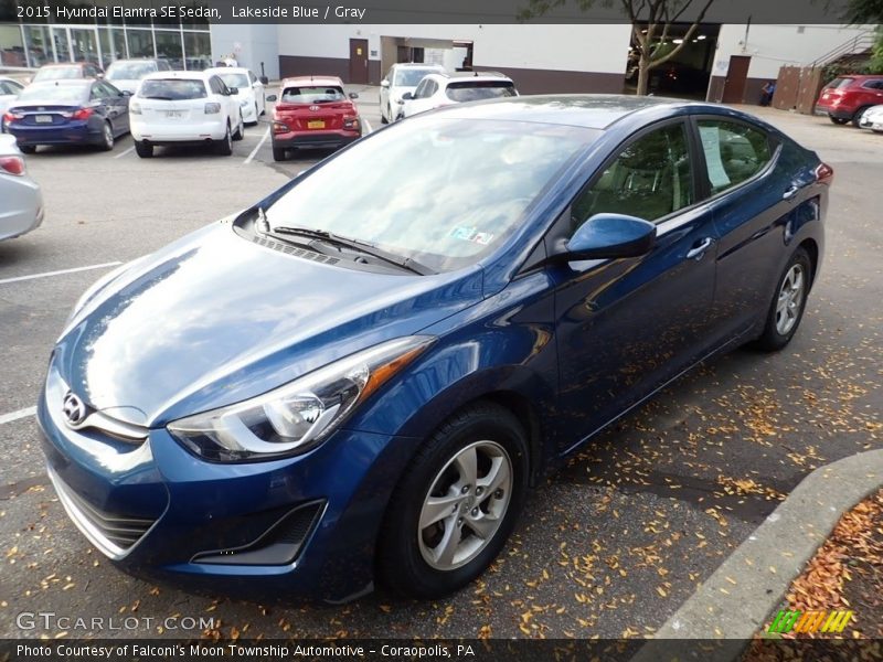 Lakeside Blue / Gray 2015 Hyundai Elantra SE Sedan