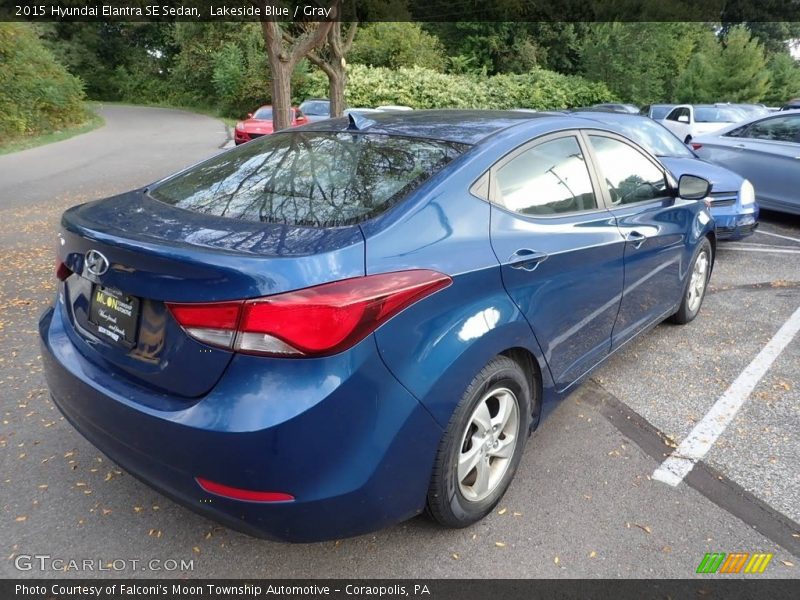 Lakeside Blue / Gray 2015 Hyundai Elantra SE Sedan