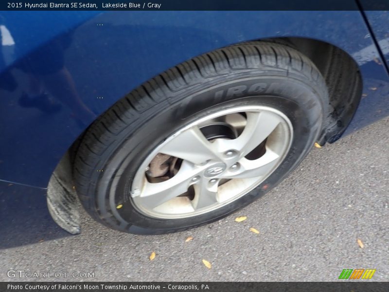 Lakeside Blue / Gray 2015 Hyundai Elantra SE Sedan