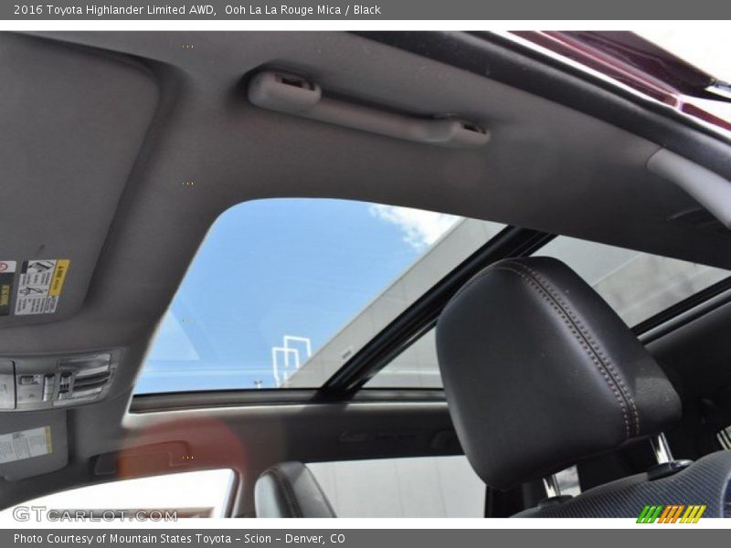 Ooh La La Rouge Mica / Black 2016 Toyota Highlander Limited AWD