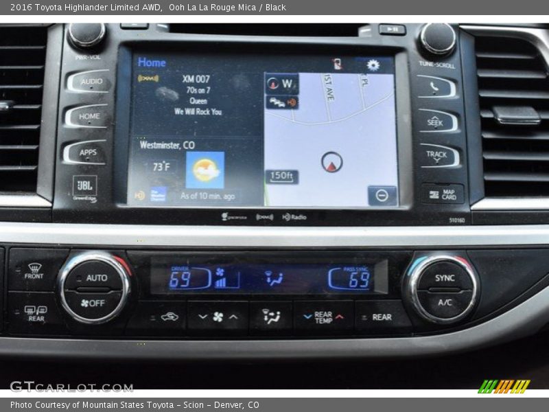 Ooh La La Rouge Mica / Black 2016 Toyota Highlander Limited AWD