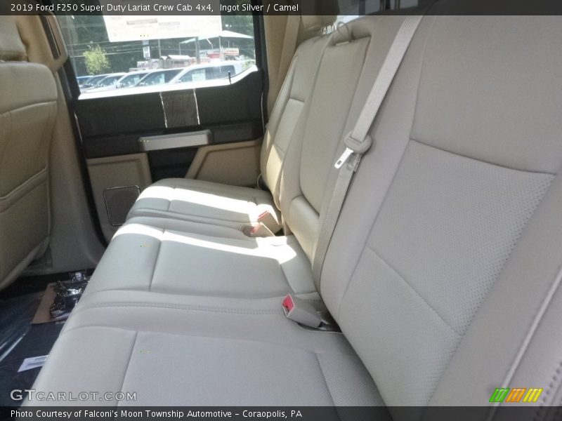 Ingot Silver / Camel 2019 Ford F250 Super Duty Lariat Crew Cab 4x4