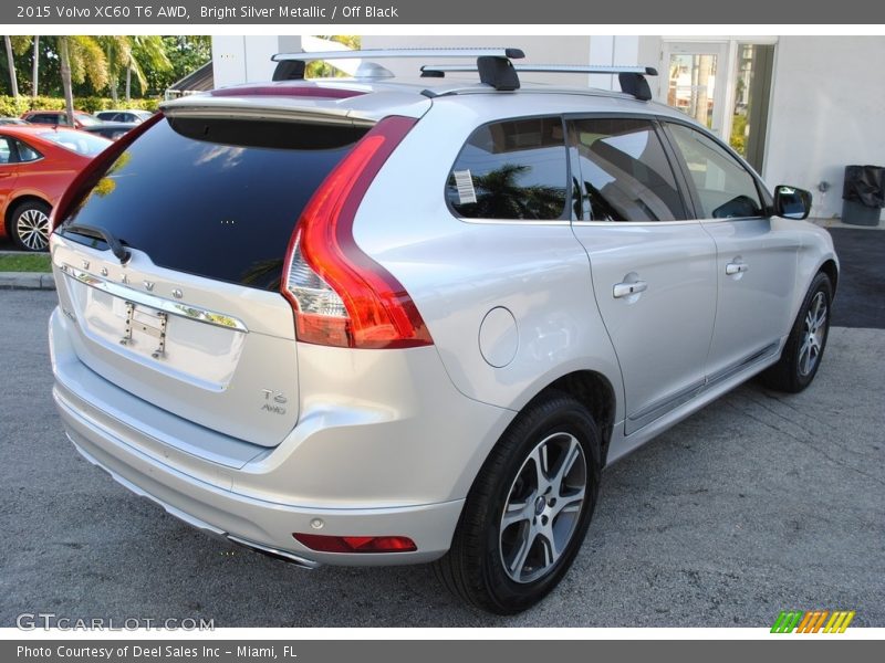 Bright Silver Metallic / Off Black 2015 Volvo XC60 T6 AWD