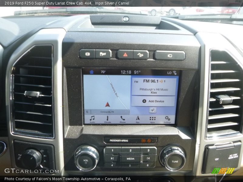 Controls of 2019 F250 Super Duty Lariat Crew Cab 4x4