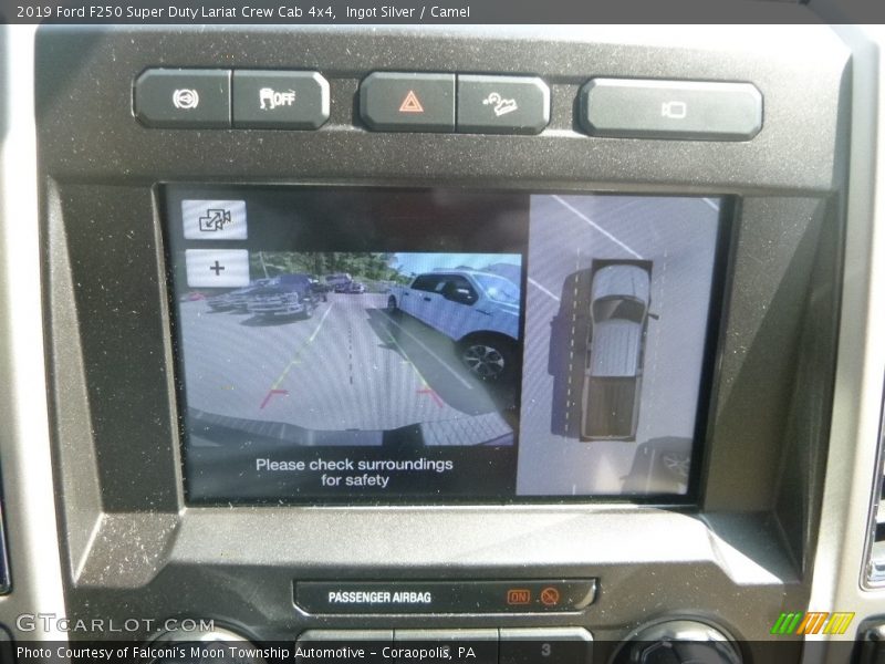 Ingot Silver / Camel 2019 Ford F250 Super Duty Lariat Crew Cab 4x4